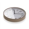 Wall Clock Versa Grey Plastic 35,1 X 35,1 X 4,5 CM