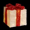 Новогоднее украшение Белый Красный Металл волокно Подарочный набор 25 x 25 x 31 cm (3 штук)