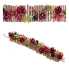 Door Hanger Red Multicolour Rattan Plastic Foam Pineapples Christmas 50 x 10 x 6 cm