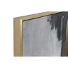 Полотно Home ESPRIT Зеленый Серый Позолоченный Абстракция 103 x 4,5 x 143 cm (2 штук)