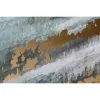 Полотно Home ESPRIT Зеленый Серый Позолоченный Абстракция 103 x 4,5 x 143 cm (2 штук)
