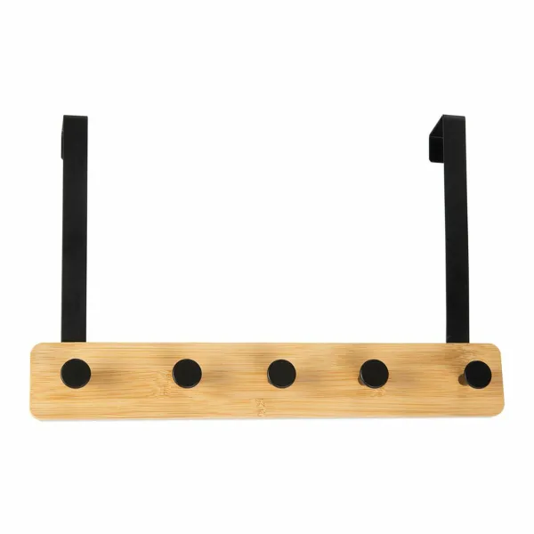 Дверная вешалка Andrea House ax72099 Чёрный Металл 38 x 25 cm