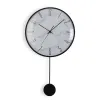 Sieninis laikrodis Versa Švytuoklė Metalinis Stiklas Medžio MDF 4,5 x 56 x 29 cm