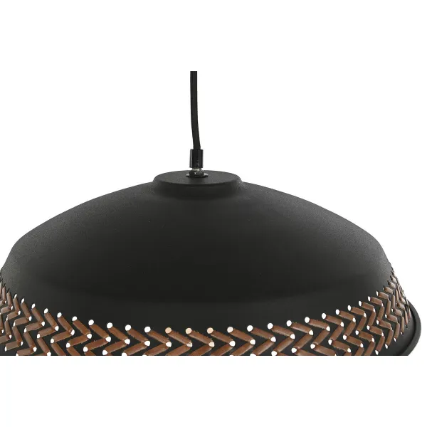 griestu gaismas DKD Home Decor Brūns Melns Krēmkrāsa Metāls 50 W 42 x 42 x 24 cm (2 gb.)