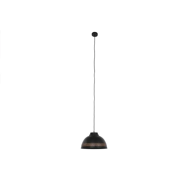 Pakabinamas apšvietimas DKD Home Decor Ruda Juoda Kreminė Metalinis 50 W 39 x 39 x 22 cm (2 vnt.)