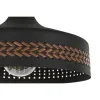 Pakabinamas apšvietimas DKD Home Decor Ruda Juoda Kreminė Metalinis 50 W 35 x 35 x 20 cm (2 vnt.)
