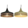 Pakabinamas apšvietimas DKD Home Decor Ruda Juoda Kreminė Metalinis 50 W 35 x 35 x 20 cm (2 vnt.)