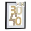 Foto rāmīši stiprināšanai pie sienas Gift Decor Melns Plastmasa Koks MDF 40 x 50 cm (6 gb.)