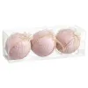 Joulupallot Pinkki Polyfoam Materiaali 10 x 10 x 10 cm (3 osaa)
