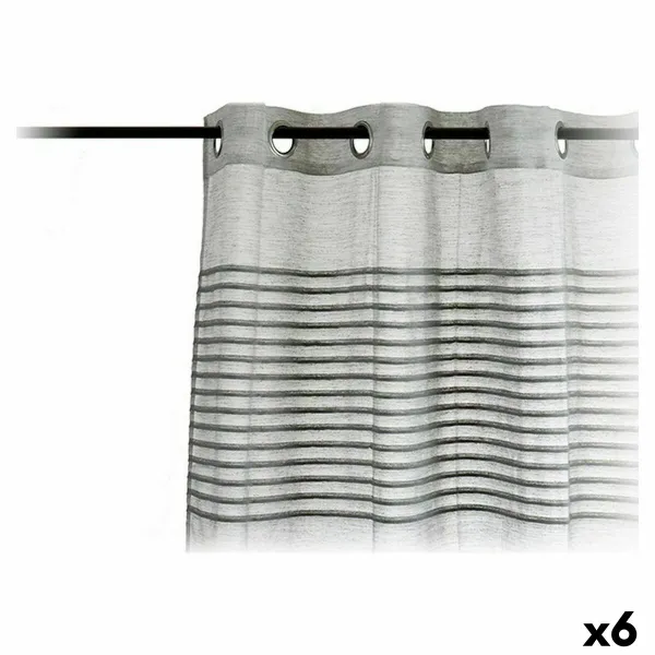 Aizkari Gift Decor Gaiši pelēks 140 x 260 cm 34 x 5 x 26,5 cm 26,5 x 42 x 5 cm (6 gb.)