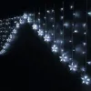 LED žibintai užuolaidoms Žvaigždės Balta 8 m 16 X 15 X 19 CM