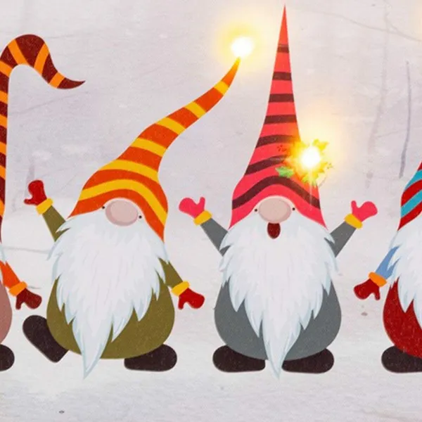 Lighting decoration Multicolour Christmas 40 x 30 x 1,8 cm 40 x 30 x 18 cm