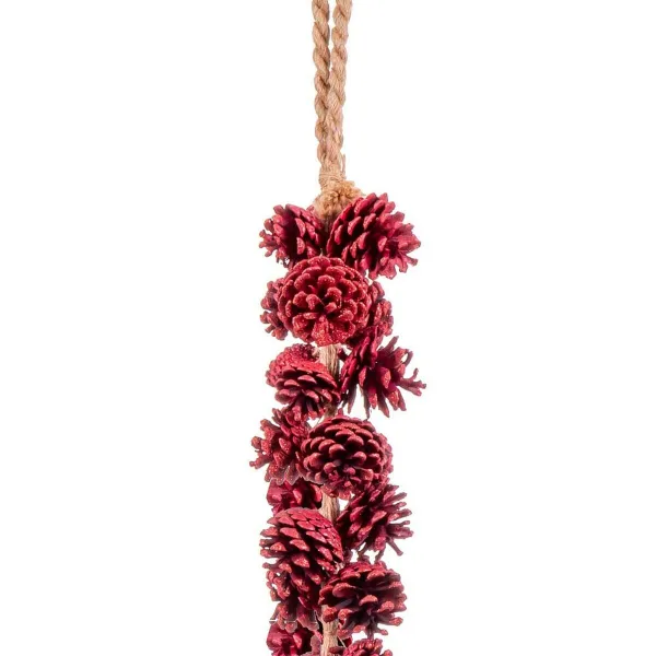 Joulukuusenpallo Punainen Ananakset 110 cm