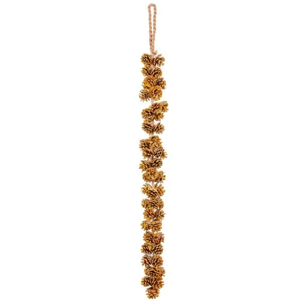 Kalėdų papuošalai Auksinis Ananasai 110 cm
