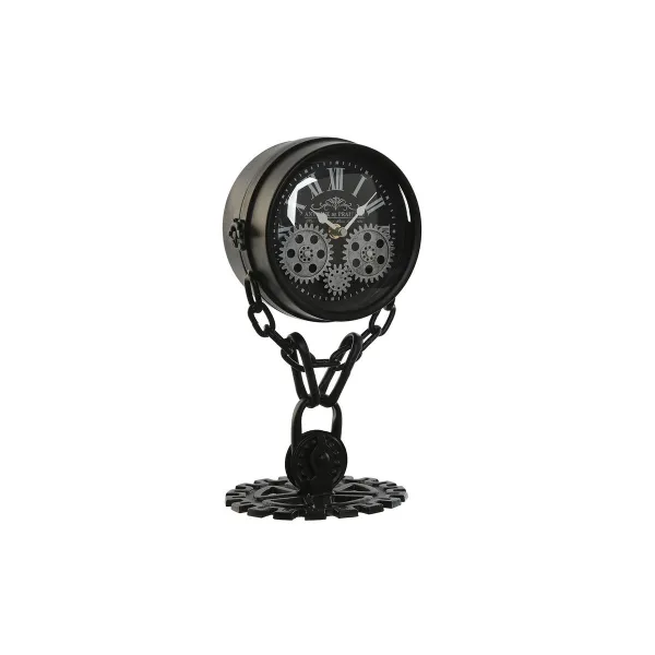 Настольные часы Home ESPRIT Melns Sudrabains