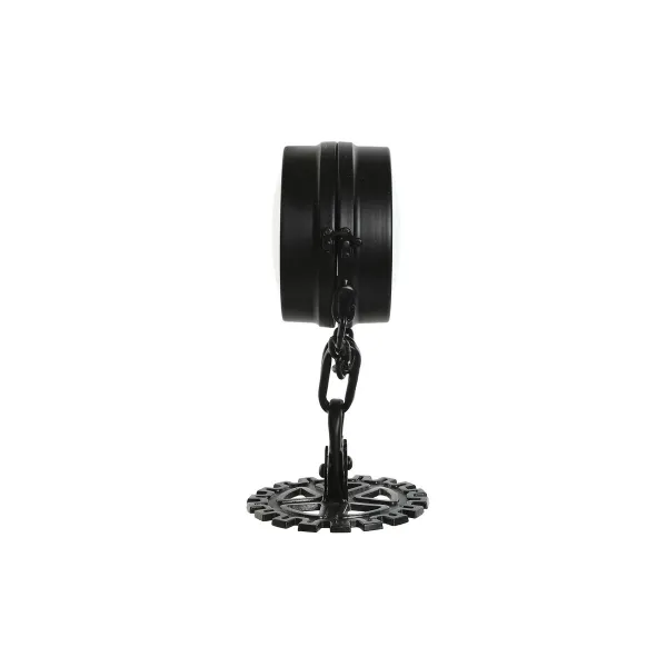 Настольные часы Home ESPRIT Чёрный Серебристый