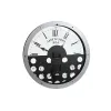 Настенное часы Home ESPRIT Чёрный Серебристый Металл Стеклянный Шестерни 52 x 8,5 x 52 cm