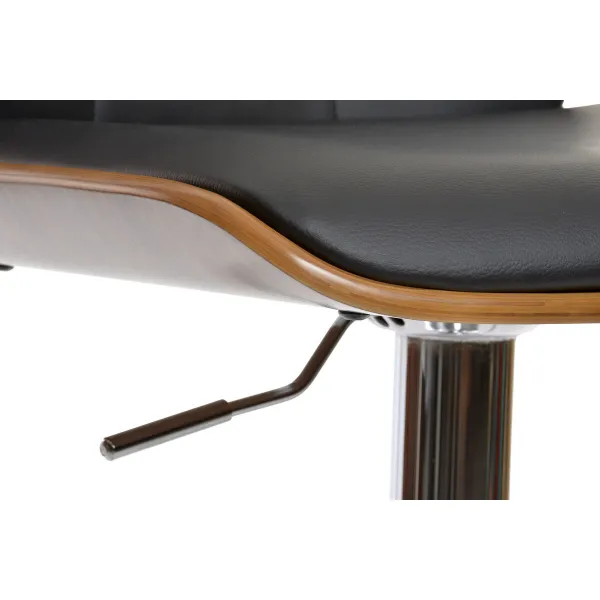 Kėdė DKD Home Decor Ruda Juoda Sidabras 50 x 52 x 121 cm