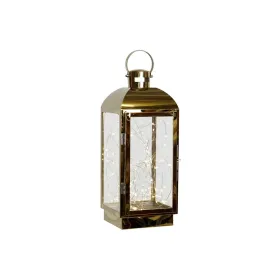Фонарь DKD Home Decor Позолоченный Нержавеющая сталь 15 x 14 x 36 cm