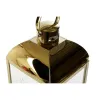 Latarnia DKD Home Decor Kuldne Roostevaba teras 15 x 14 x 36 cm