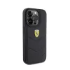 Ferrari Quilted Metal Logo - Case for iPhone 15 Pro  (Black)
