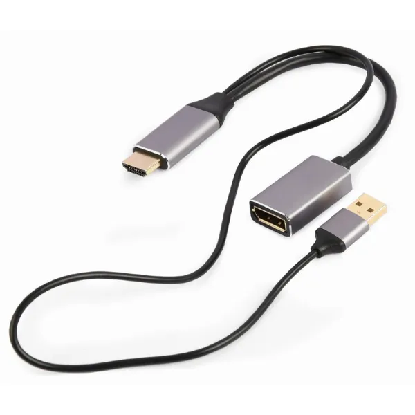 Адаптер для DisplayPort на HDMI GEMBIRD A-HDMIM-DPF-02 Чёрный 4K Ultra HD