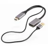DisplayPort – HDMI adapteris GEMBIRD A-HDMIM-DPF-02 Juoda 4K Ultra HD