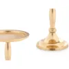 Candle Holder Gift Decor Golden Aluminium 10 x 12 x 10 cm (8 Units)