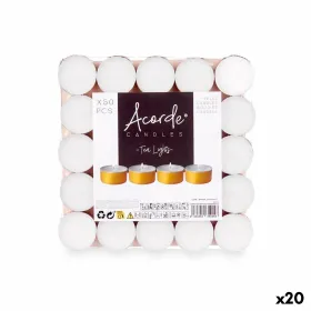 Набор свечей Acorde Tea Lights Белый Позолоченный (20 штук)