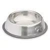 Šunų maisto indas Mascow Pilka Sidabras Guma Metalinis 15 x 4 x 15 cm 16 x 3,5 x 16 cm (24 vnt.)