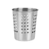 Cutlery basket Kinvara Silver Steel 12,5 x 14,5 x 12,5 cm (24 Units)