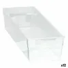 Universali dėžė Modulinis Skaidrus 30,5 x 8 x 5,3 cm (12 vnt.)