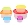 Set of 7 food storage containers