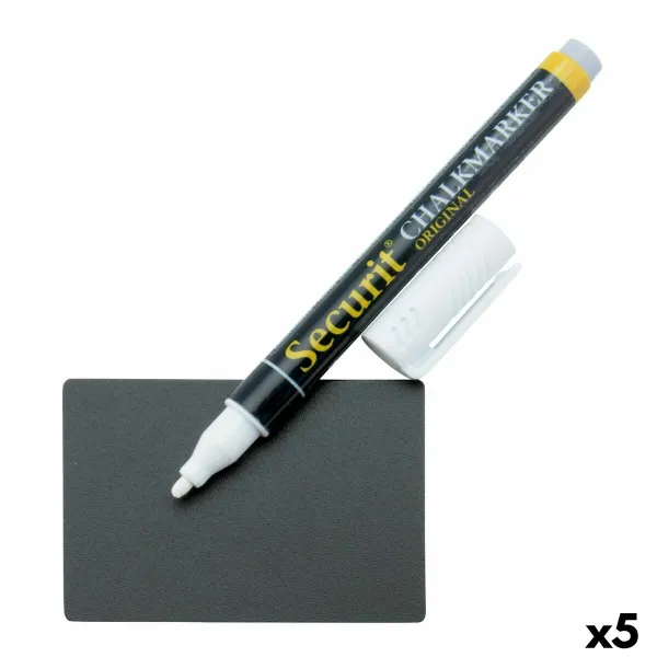 Доска Securit При поддержке набор 5,2 x 7,4 cm 20 штук Чёрный