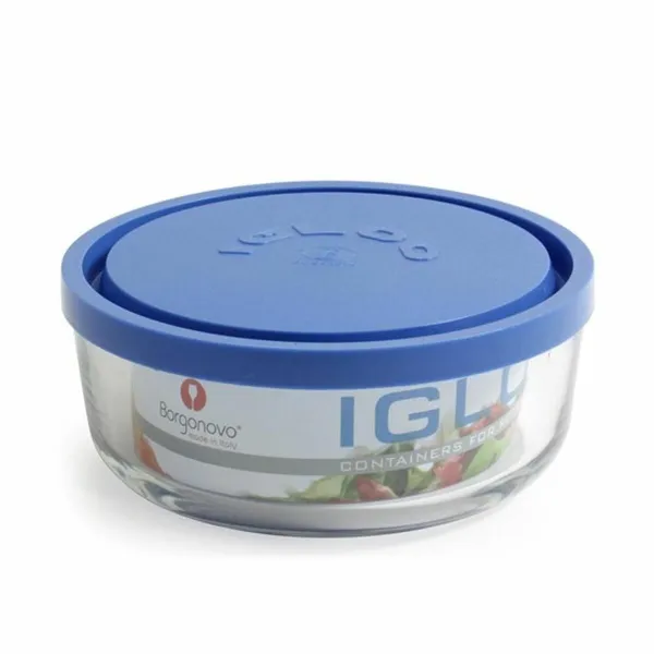 Stiklainis Borgonovo 6277515 Mėlyna Su dangteliu 800 ml (15 cm)