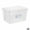 Storage Box with Lid Tontarelli Linea box 59 x 39 x 33 cm (6 Units)