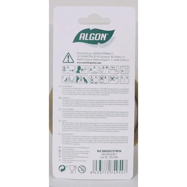 Sveču Komplekts Algon (36 Vienības)