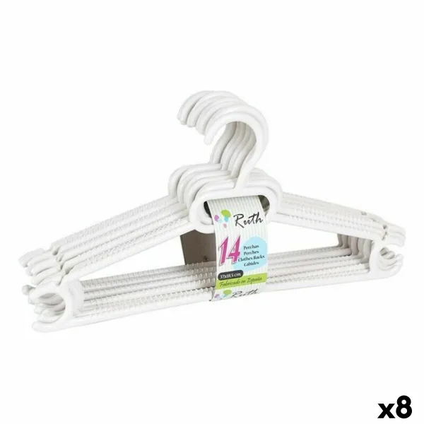 Ripustimet Ruth Dem Ruth Muovinen 14 Osat 37 x 18,5 x 8 cm (8 osaa)