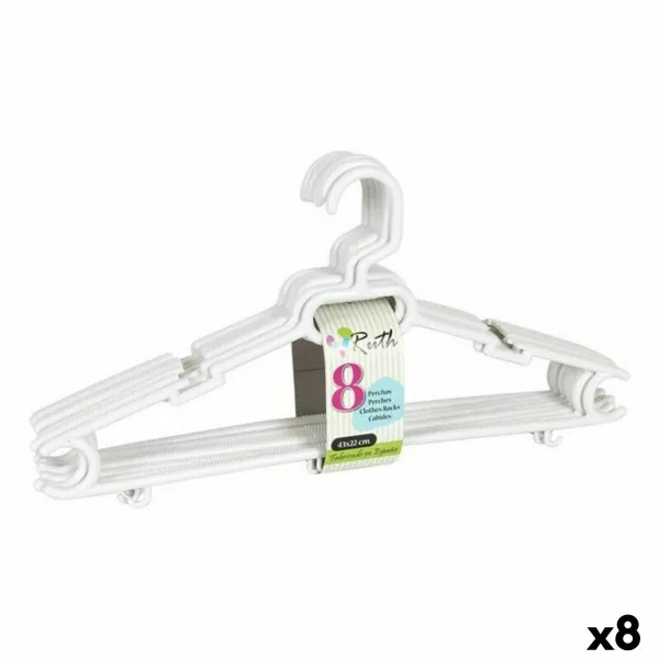 Pakabos Ruth Dem Ruth Plastmasinis 8 Dalys 43 x 22 x 6 cm (8 vnt.)