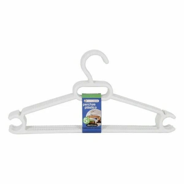 Вешалки Leo Dem Leo Пластик 5 Предметы 38 x 17,5 cm (12 штук)