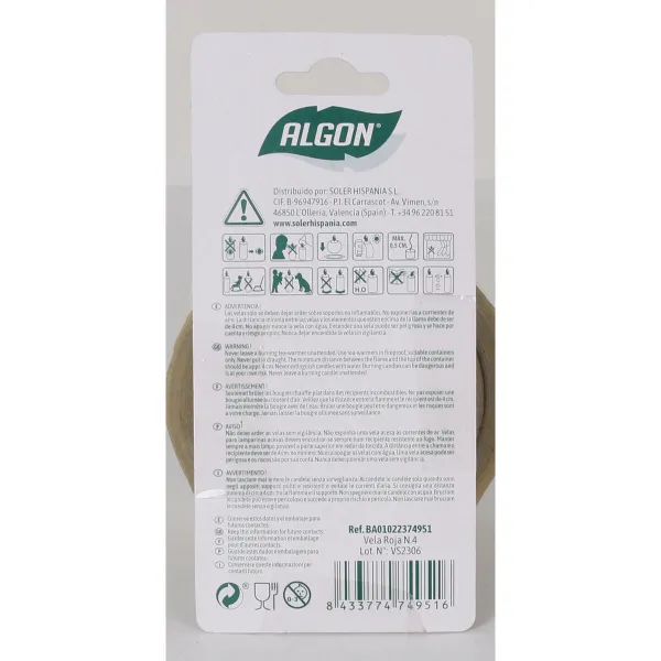Sveču Komplekts Algon (36 Vienības)