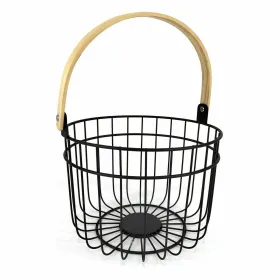 Monikäyttöinen kori Quttin Rustic Pyöreä 4 mm 28 x 26,5 x 22 cm (12 osaa)