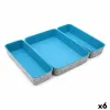 Dėžutę Stalčiams Confortime Fetras 28 x 20,5 x 5,3 cm 3 Dalys (6 vnt.)