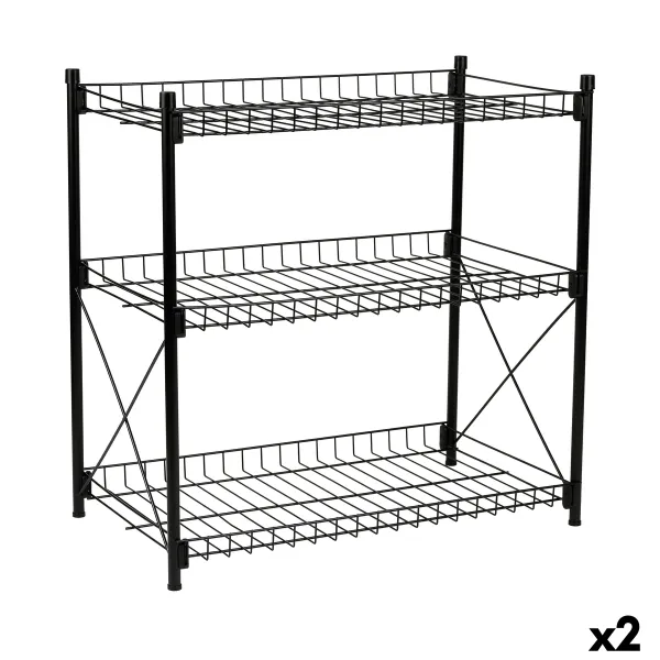 Hyllyt Confortime Metalli 52 x 34 x 55 cm (2 osaa)