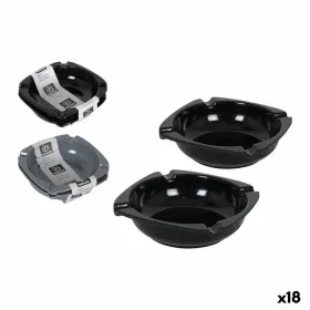 Пепельница Privilege меламин 10 x 10 x 3 cm (2 Предметы) (18 штук) (10 cm)(2 pcs)