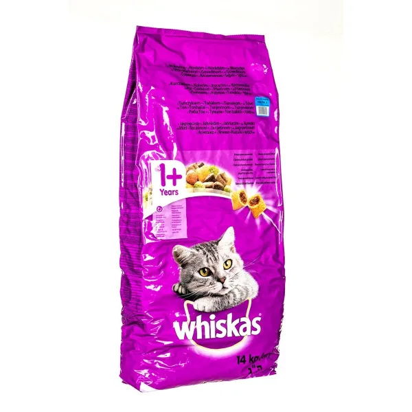 Kissanruoka Whiskas Aikuinen Tonnikala Kala 14 Kg