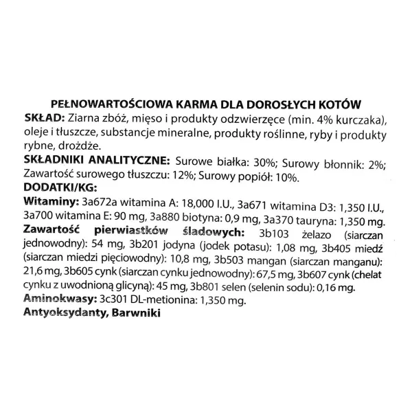 Kaķu barība Divinus Complete Pieaugušais Cālis 20 kg