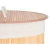 Pyykkikori Kipit Luonnollinen Puuvilla Polyesteri Metalli Bambu Viskoosi Puu MDF 48 L 37 x 50 x 37 cm (4 osaa)