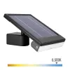 Sieninis apšvietimas EDM 31854 Juoda 6 W 720 Lm LED Saulės energijos (6500 K)