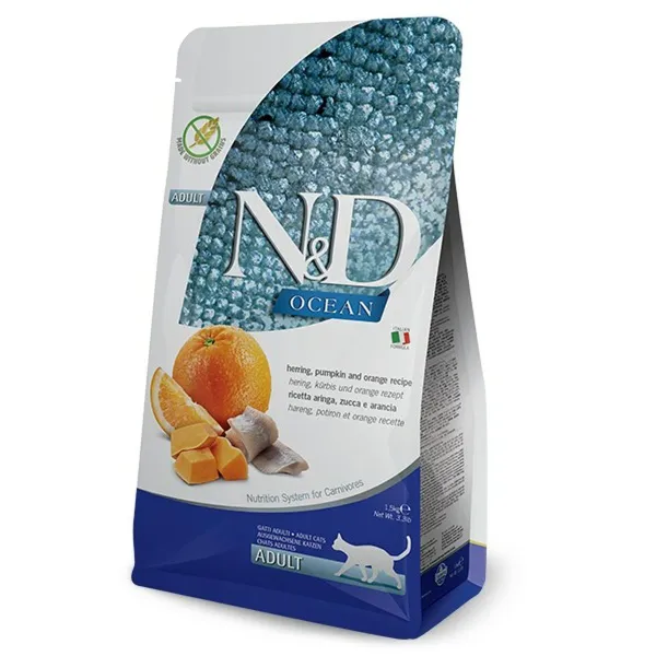 Kačių maistas Farmina PND0150036 Suaugęs Oranžinė Žuvis Avis Moliūgas 1,5 Kg